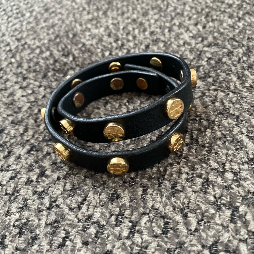 Tory Burch leather wrap bracelet